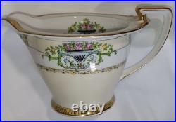 Vintage Noritake Minaret Gold Edge China Set, Art Nouveau Hand painted