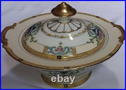 Vintage Noritake Minaret Gold Edge China Set, Art Nouveau Hand painted