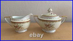 Vintage Noritake Mystery #20 Gold Trim 37 Piece China Setting for 4