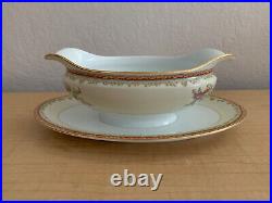 Vintage Noritake Mystery #20 Gold Trim 37 Piece China Setting for 4