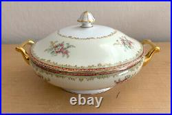 Vintage Noritake Mystery #20 Gold Trim 37 Piece China Setting for 4