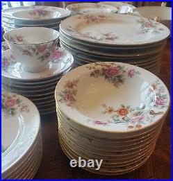 Vintage Noritake N26 Pattern 8 Place Settings Plus Extras Total Of 67 Pieces