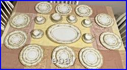 Vintage Noritake Nanarosa Porcelain China Dinner Set 36 Pieces Made in Japan