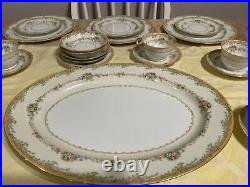 Vintage Noritake Nanarosa Porcelain China Dinner Set 36 Pieces Made in Japan