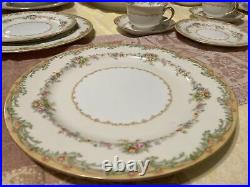 Vintage Noritake Nanarosa Porcelain China Dinner Set 36 Pieces Made in Japan