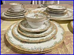 Vintage Noritake Nanarosa Porcelain China Dinner Set 36 Pieces Made in Japan