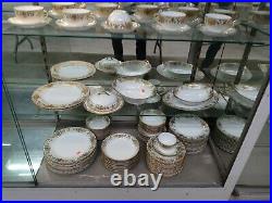 Vintage Noritake No. 175 Christmas Ball China 100 pcs. Unused. Butter dish ect