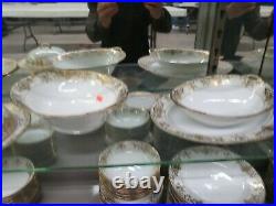 Vintage Noritake No. 175 Christmas Ball China 100 pcs. Unused. Butter dish ect