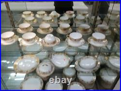 Vintage Noritake No. 175 Christmas Ball China 100 pcs. Unused. Butter dish ect