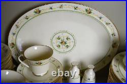 Vintage Noritake Normandy China 93 Piece Set, Service For 12 + Serving Pieces