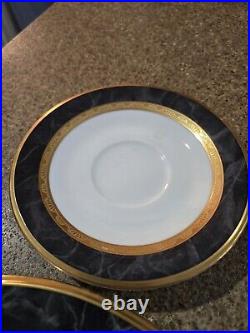 Vintage Noritake Opulence 9799- Bone China-Made in Japan Gold/Black