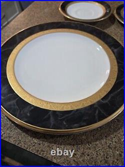 Vintage Noritake Opulence 9799- Bone China-Made in Japan Gold/Black