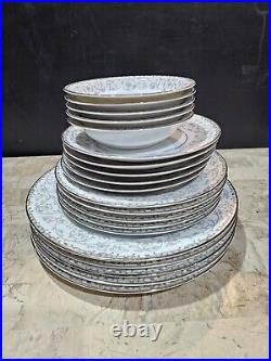 Vintage Noritake Oxford #5767 China Dinnerware & Serving Set For 5 People
