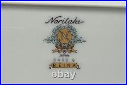 Vintage Noritake Raina Service for 12 Including Serving Pieces And Tea Set