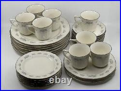 Vintage Noritake Southern Lace Ivory Bone China 32pc Set GORGEOUS & IMMACULATE