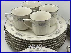 Vintage Noritake Southern Lace Ivory Bone China 32pc Set GORGEOUS & IMMACULATE