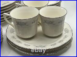 Vintage Noritake Southern Lace Ivory Bone China 32pc Set GORGEOUS & IMMACULATE