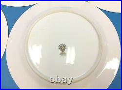 Vintage Set 8 Used Noritake China 5543 Mavis 178059 10.5 Dinner Plates