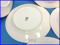 Vintage Set 8 Used Noritake China 5543 Mavis 178059 10.5 Dinner Plates