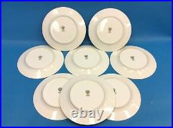 Vintage Set 8 Used Noritake China Japan 5543 Mavis 8.25 Plates Dishes