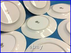 Vintage Set 8 Used Noritake China Japan 5543 Mavis 8.25 Plates Dishes