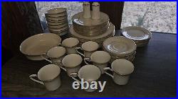 Vintage Set Noritake Fine China #7719 Gold Cove Made In Japan 51 Pieces