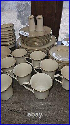 Vintage Set Noritake Fine China #7719 Gold Cove Made In Japan 51 Pieces