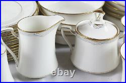 Vintage Set of 80 Noritake Fine China Golden Cove Dinnerware Japan