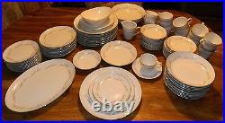 Vintage Set of (87) Pieces Rose China Japan Wheatcroft Pattern #3522 Excellent