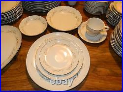 Vintage Set of (87) Pieces Rose China Japan Wheatcroft Pattern #3522 Excellent