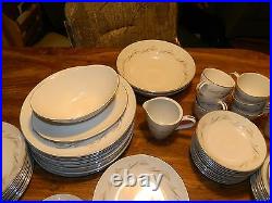 Vintage Set of (87) Pieces Rose China Japan Wheatcroft Pattern #3522 Excellent