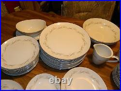 Vintage Set of (87) Pieces Rose China Japan Wheatcroft Pattern #3522 Excellent