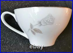 Vintage set of 68 Noritake Rosay china almost service for 8 + extras