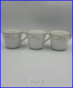 Vntg Noritake China 22pc Duetto 6610 Service for 3 7pc Setting & Gravy Boat