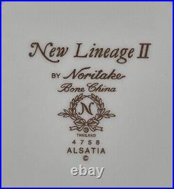 Vtg 54 Piece Noritake ALSATIA 4758 Bone China Dinner Set Place Settings For 9
