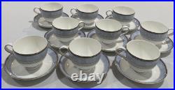 Vtg 54 Piece Noritake ALSATIA 4758 Bone China Dinner Set Place Settings For 9