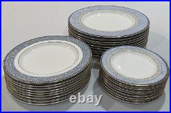 Vtg 54 Piece Noritake ALSATIA 4758 Bone China Dinner Set Place Settings For 9
