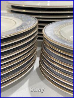 Vtg 54 Piece Noritake ALSATIA 4758 Bone China Dinner Set Place Settings For 9