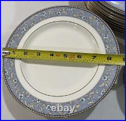 Vtg 54 Piece Noritake ALSATIA 4758 Bone China Dinner Set Place Settings For 9