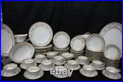 Vtg. 90 Pc. Noritake Shelburne Laurel & Roses Dinnerware Service for 12 MINT (5)