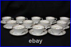 Vtg. 90 Pc. Noritake Shelburne Laurel & Roses Dinnerware Service for 12 MINT (5)