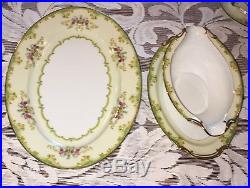 Winton, by Noritake China Yellow Scroll Old Pattern 10 Settings & Serving Pieces